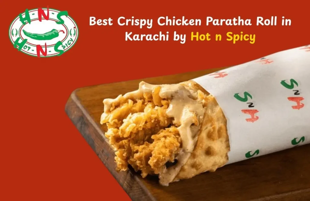 crispy chicken paratha roll​