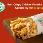 crispy chicken paratha roll​