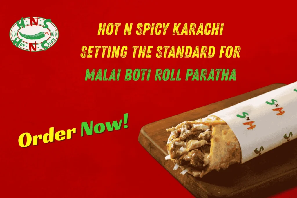 malai boti roll paratha