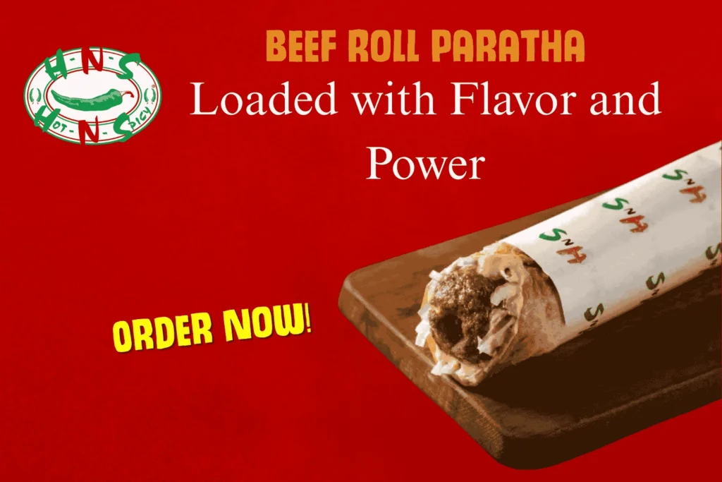 Beef Roll Paratha