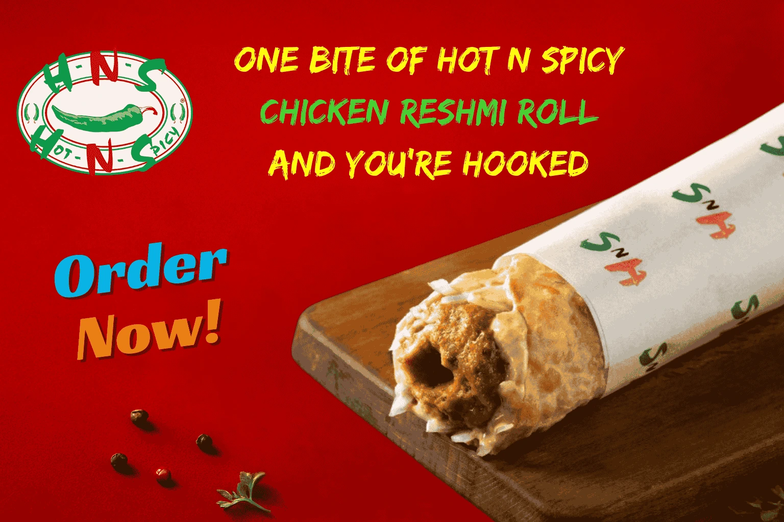 chicken reshmi roll