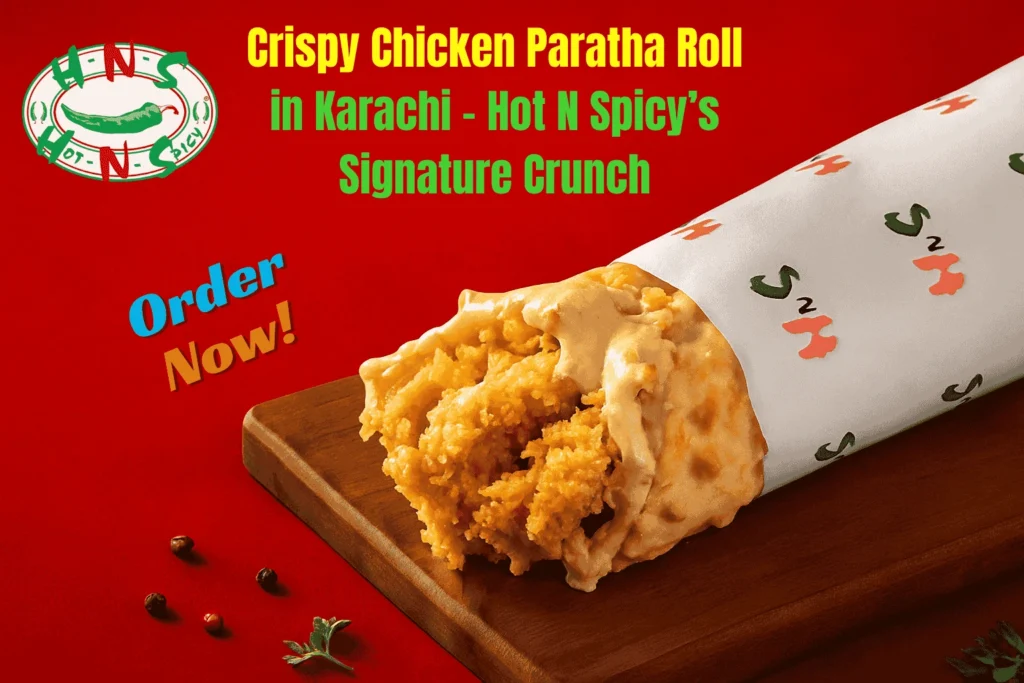 crispy chicken paratha roll
