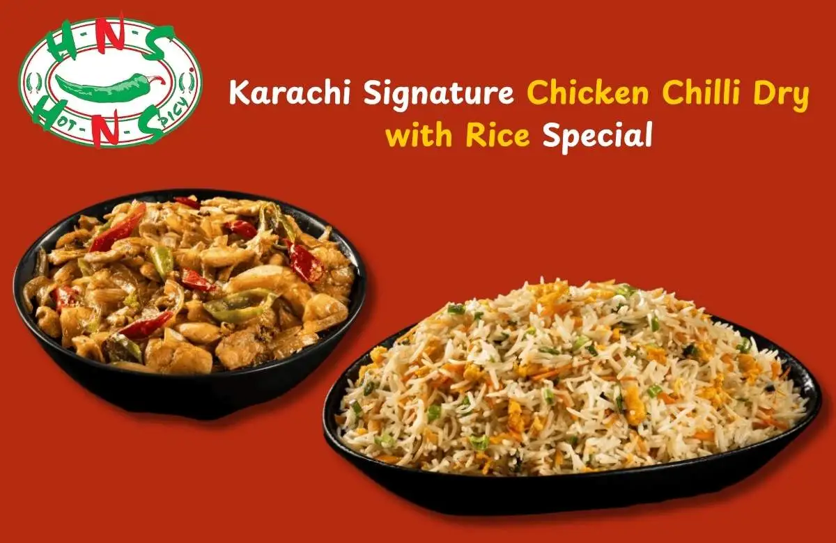 Chicken Chilli Dry with Rice