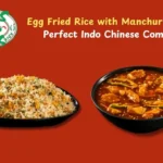 Egg Fried Rice with Manchurian