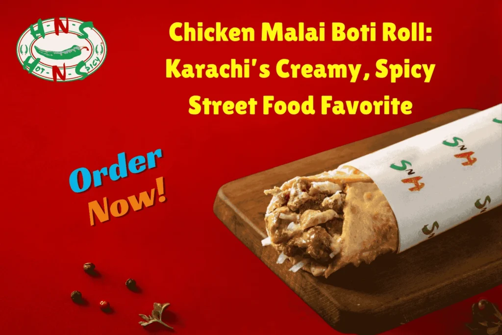chicken malai boti roll