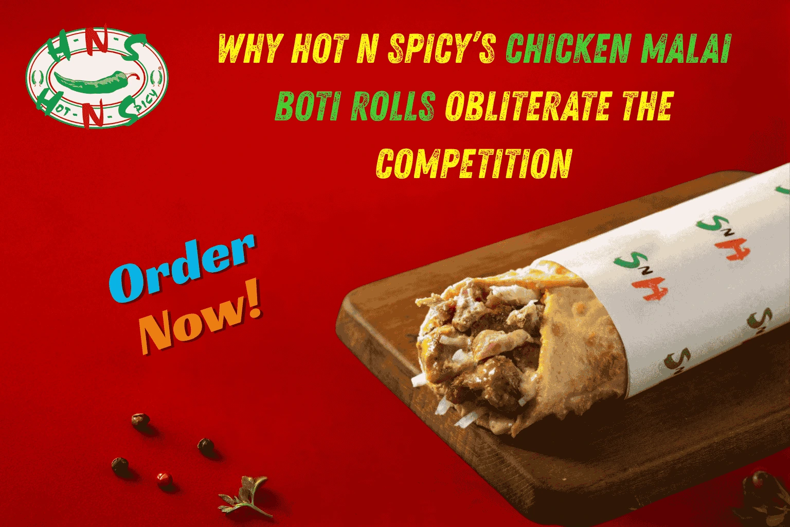 chicken malai boti rolls