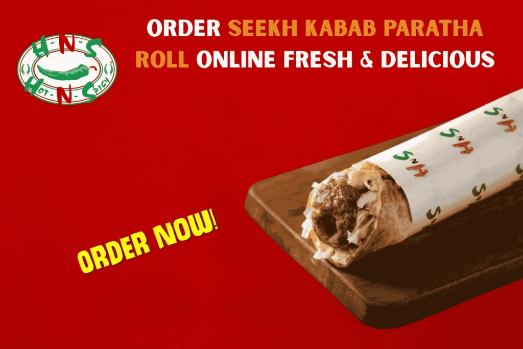 seekh kabab paratha roll