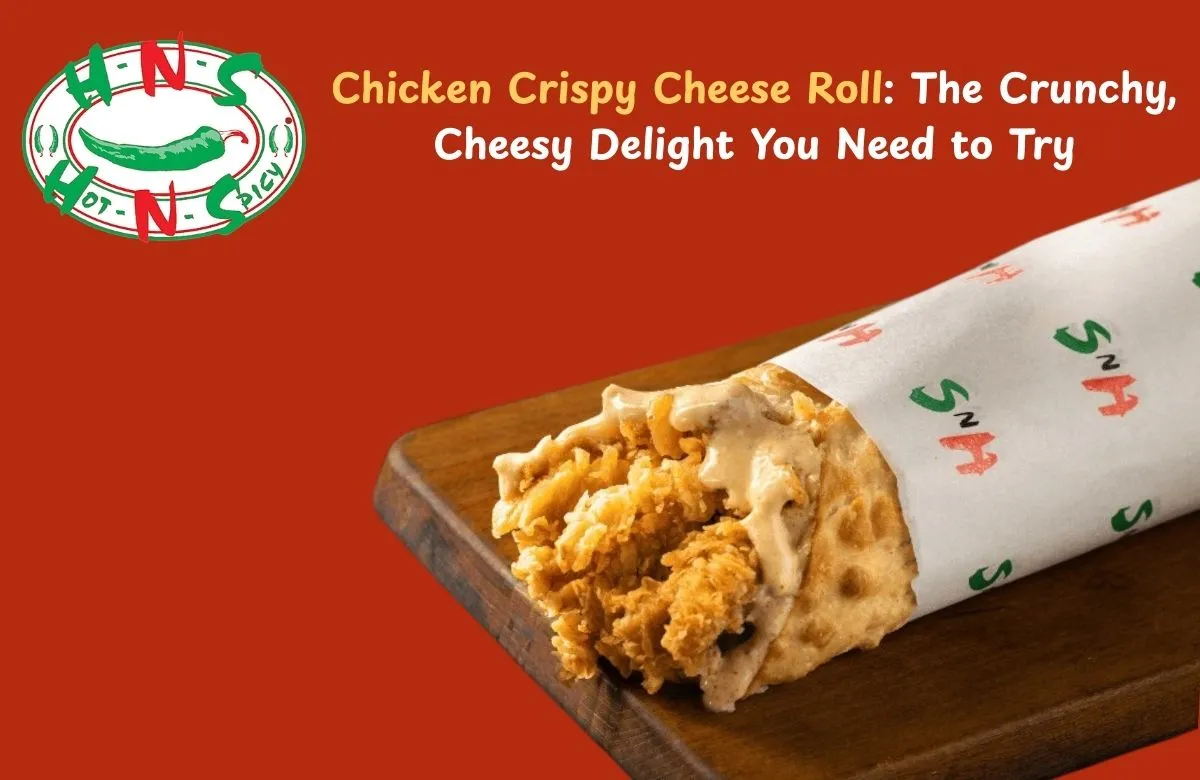 Golden Chicken Crispy Cheese Roll with melted cheese and crunchy coating, served hot and fresh