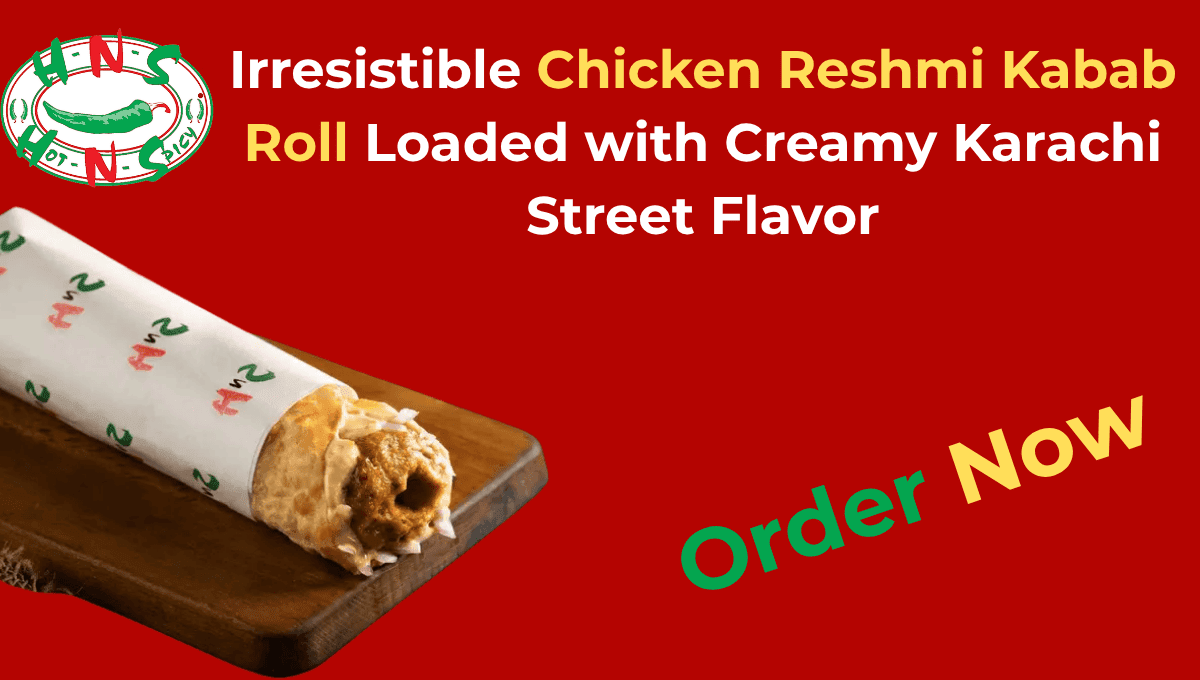 Chicken Reshmi Kabab Roll