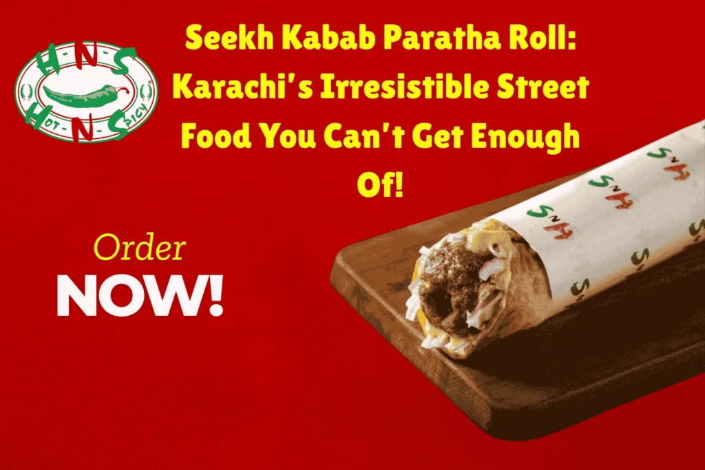 Seekh Kabab Paratha Roll