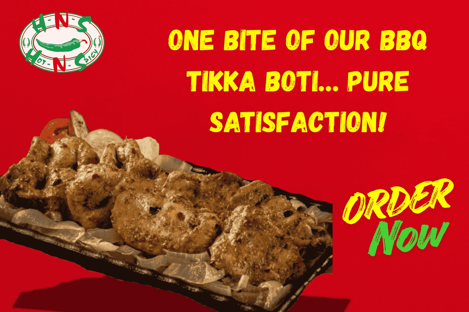One Bite of Our BBQ Tikka Boti… Pure Satisfaction!