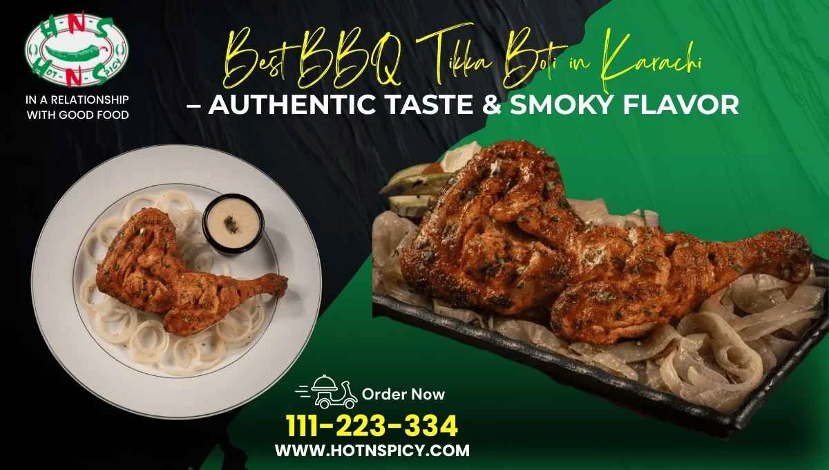 Juicy BBQ Tikka Boti in Karachi grilled with authentic spices and smoky barbecue flavor