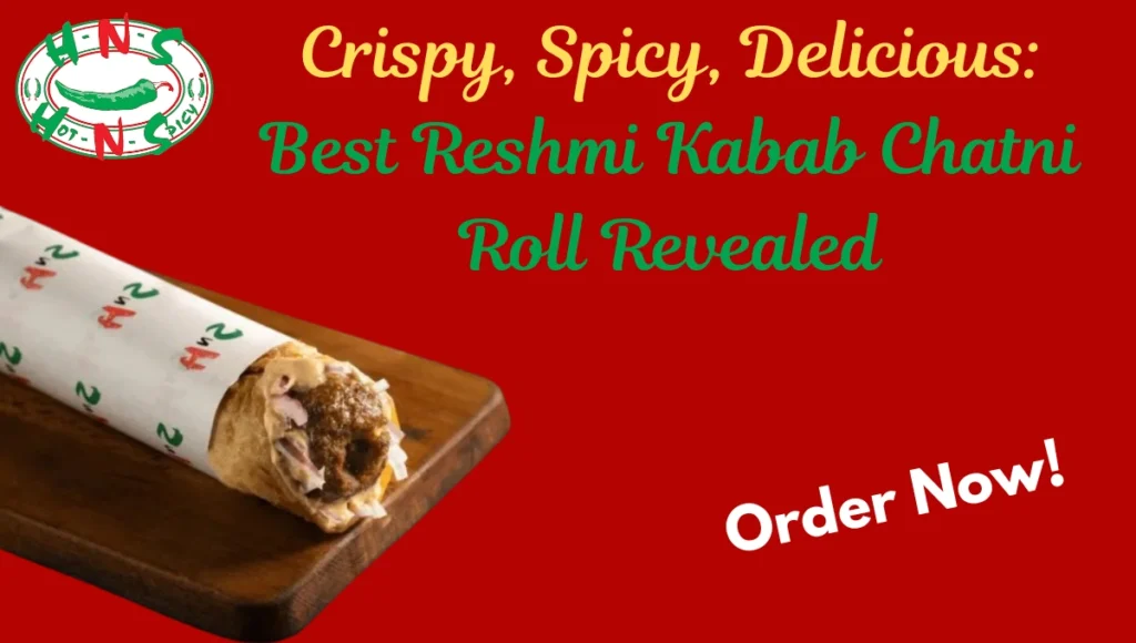 Best Reshmi Kabab Chatni Roll