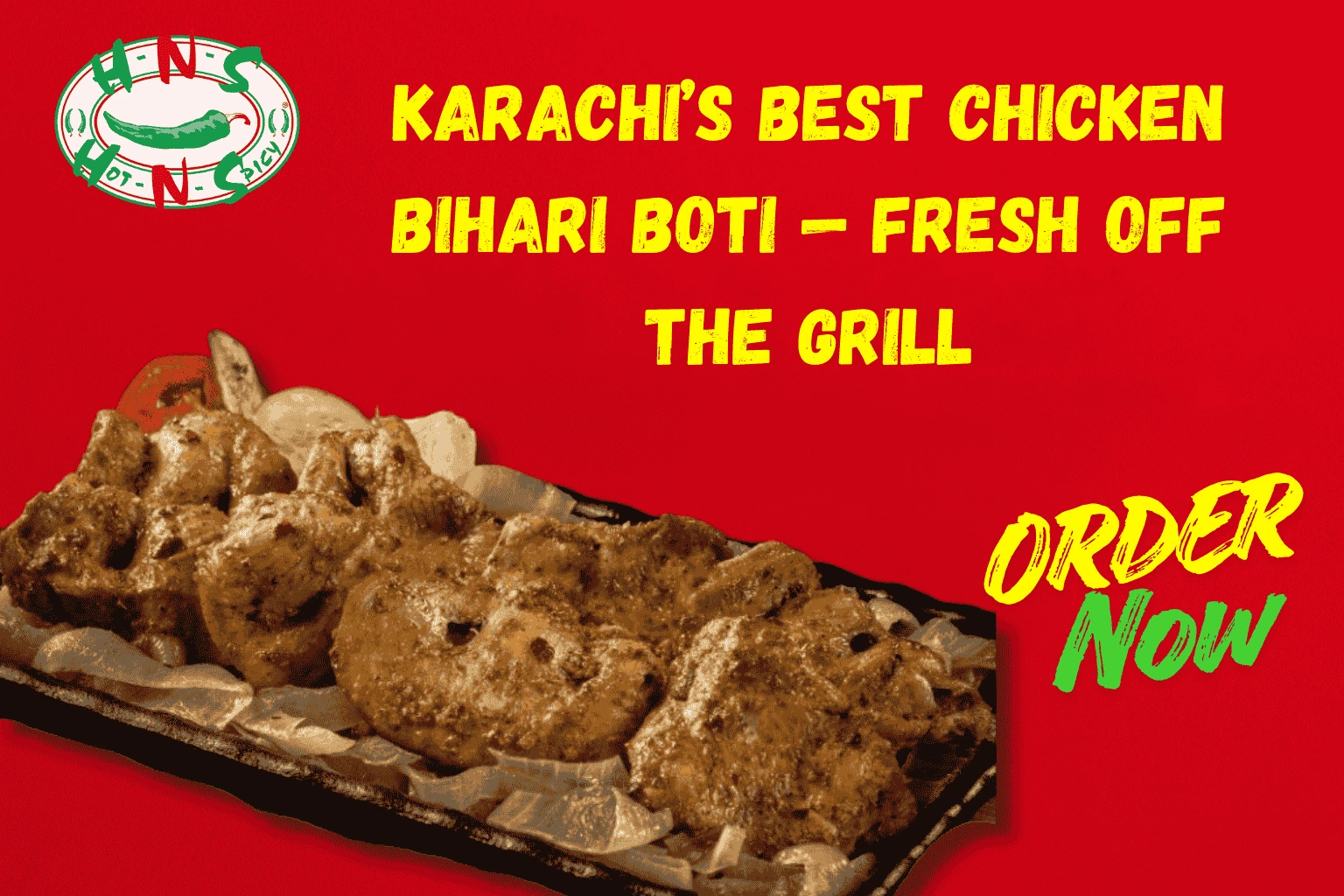 Karachi’s Best Chicken Bihari Boti — Fresh Off the Grill