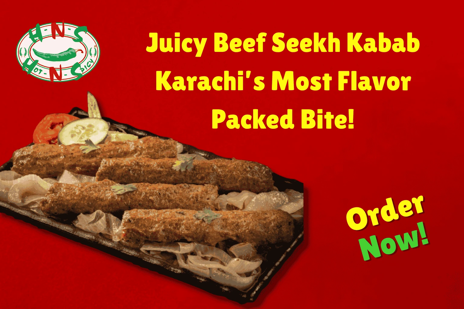 Juicy Beef Seekh Kabab — Karachi’s Most Flavor-Packed Bite!