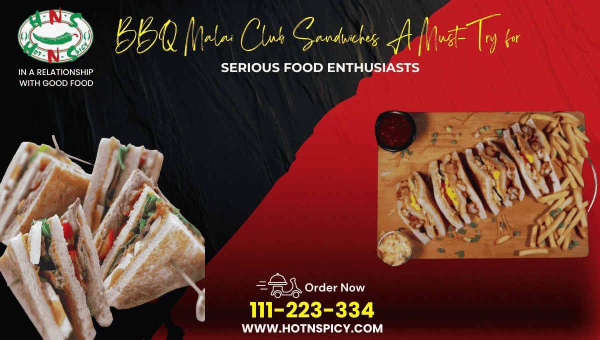BBQ Malai Club Sandwiches