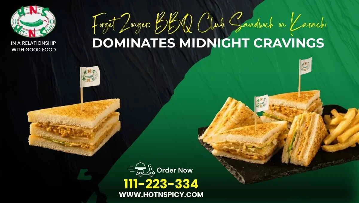 BBQ Club Sandwich​ in Karachi