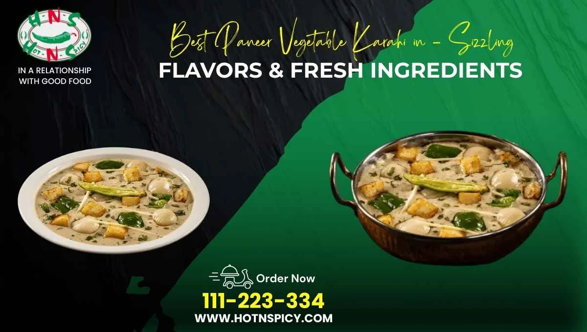 Paneer Vegetable Karahi in Karachi
