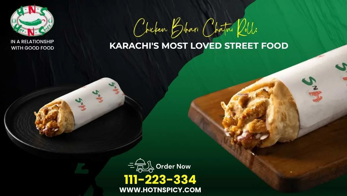 Chicken Bihari Chatni Roll