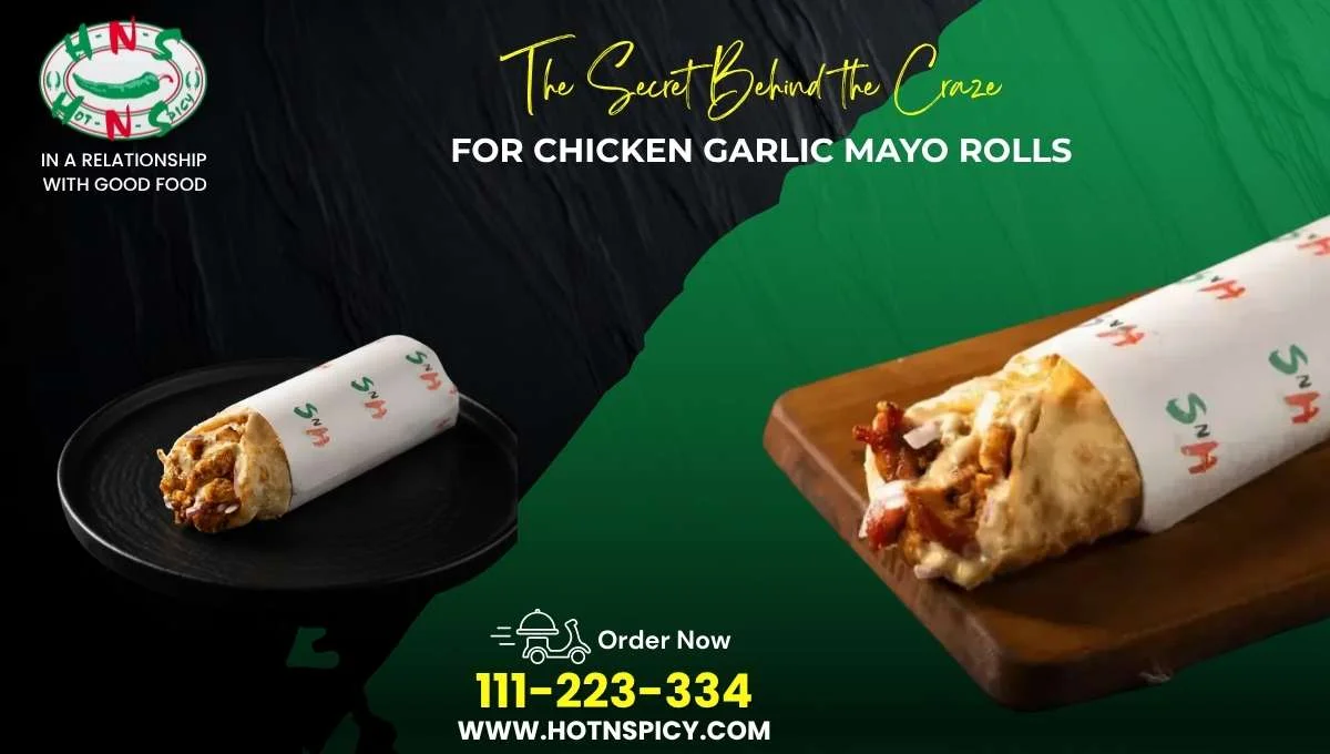 Chicken Garlic Mayo Roll