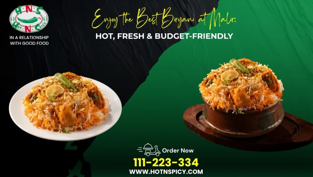 Best biryani at Malir